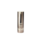 A sleek, metallic silver cylindrical bottle of Ourself advanced regenerative serum, centered on a plain white background.