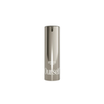 A sleek, metallic silver cylindrical bottle of Ourself Complexion Brightening Serum against a solid white background.