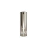 A sleek, metallic silver cylindrical bottle of Ourself Complexion Brightening Serum against a solid white background.