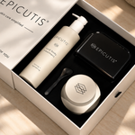 Epicutis Bodycare Simplified Set box with Lipid Body Treatment, Body Scrub and Lymphatic Brush