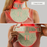 Omnilux Contour Neck & Décolleté, two ways to wear it