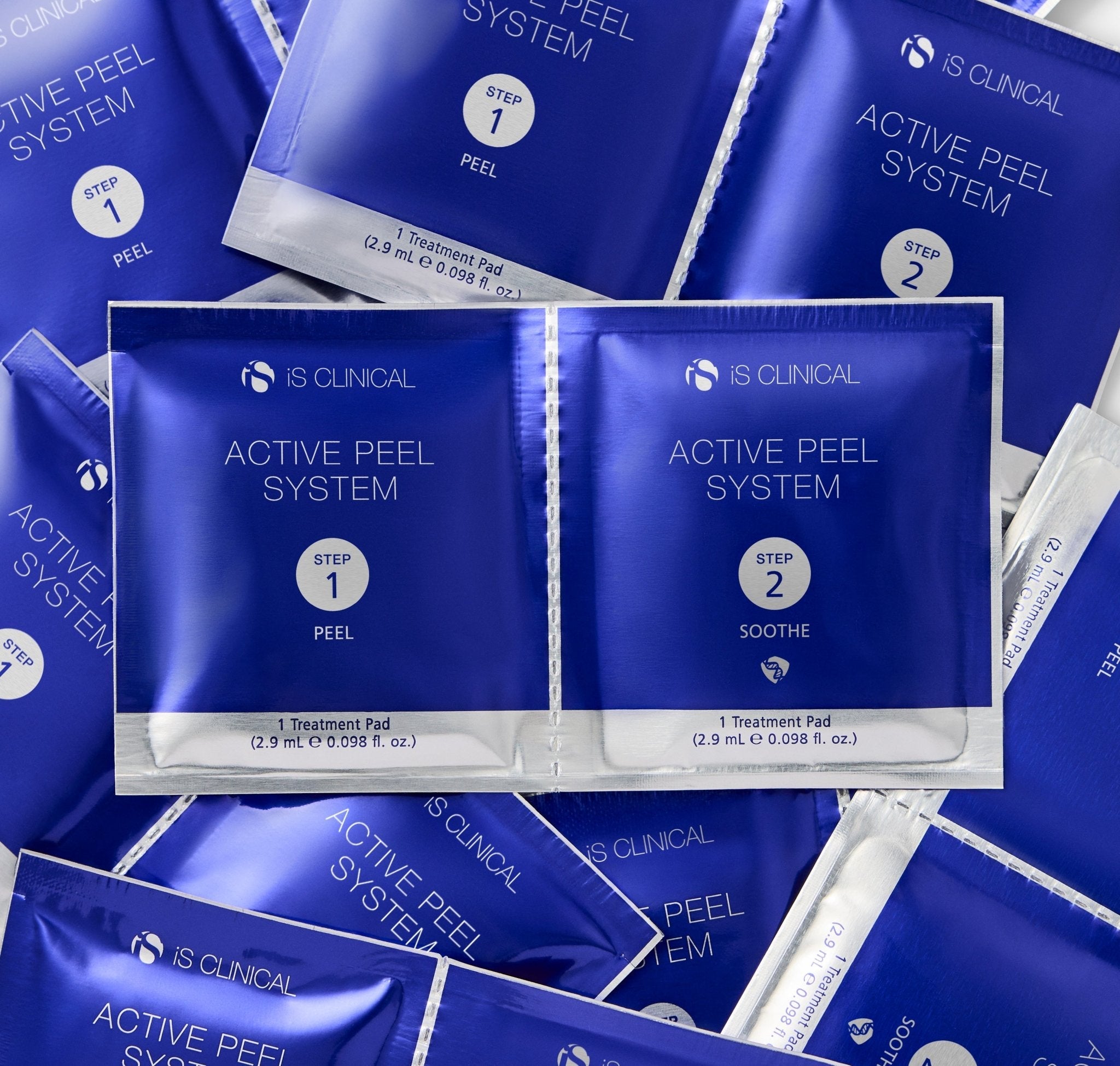 iS Clinical Active Peel System, individual towelette packets
