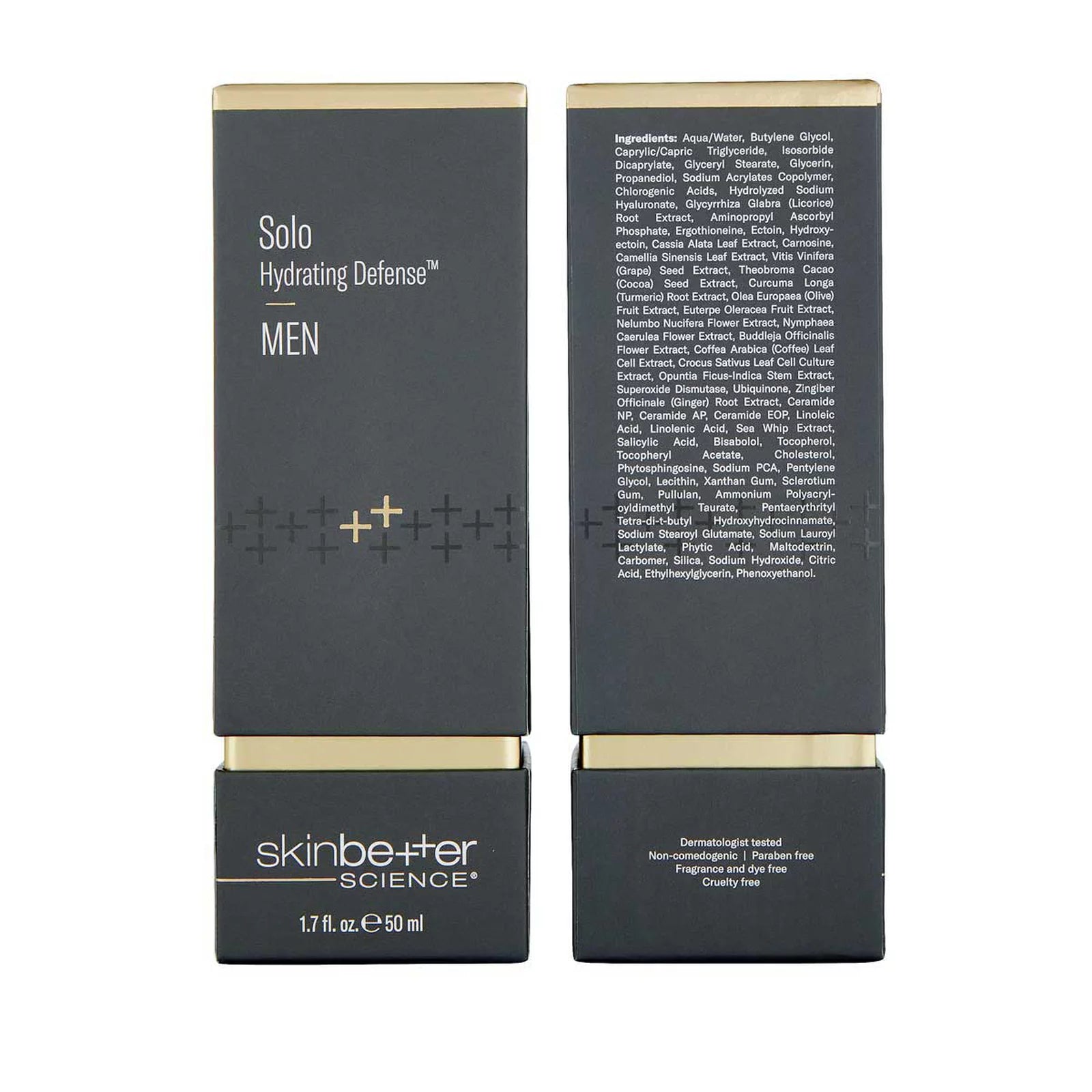 skinbetter science Solo Hydrating Defense Men, with packaging