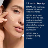 skinbetter science Even Intensive Skin Tone Correcting Serum, application