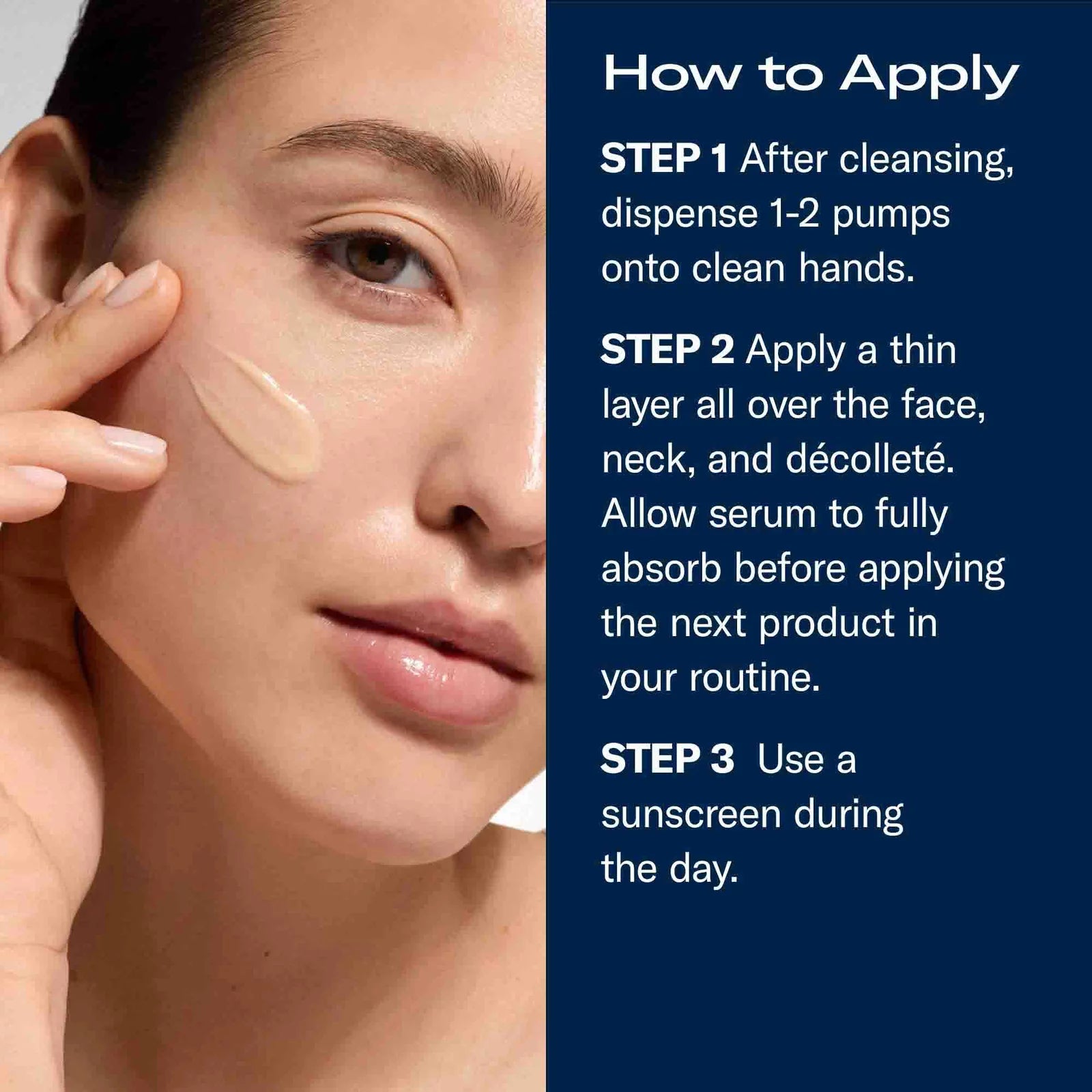 skinbetter science Even Intensive Skin Tone Correcting Serum, application